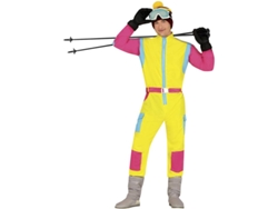 Disfraz de Esquiador amarillo para hombre