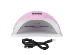 Lámpara De Secado De Uñas Uv/led Profesional De 48 W Para Manicura Con Esmalte En Gel - Rosa