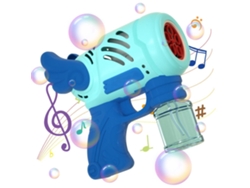 Dan26-máquina De Burbujas Eléctrica Con 5 Agujeros, Luz Y Música, Pistola Juguete Para Niños, Regalo Ideal