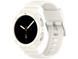 Estojo Para Samsung Galaxy Watch 8 (40mm) - Cor Sólida Com Bracelete De Tpu Integrada - Starlight