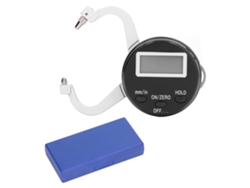 Medidor De Espesor Digital Para Herramientas Metálicas De 0 A 25 Mm Con Instrumento De Medición De Doble Brazo Curvo