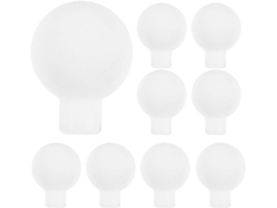 100 Piezas De Bombillas Colgantes De Globo De Abs Blanco Para Luces, Uso Interior Y
