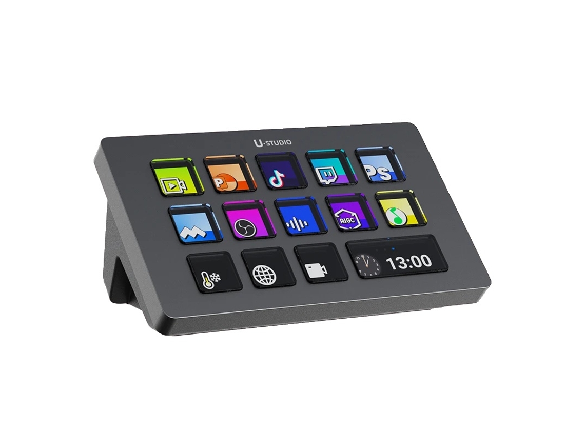 Controlador de estudio, 13 teclas personalizables, compatibilidad con múltiples acciones, D200 OEM