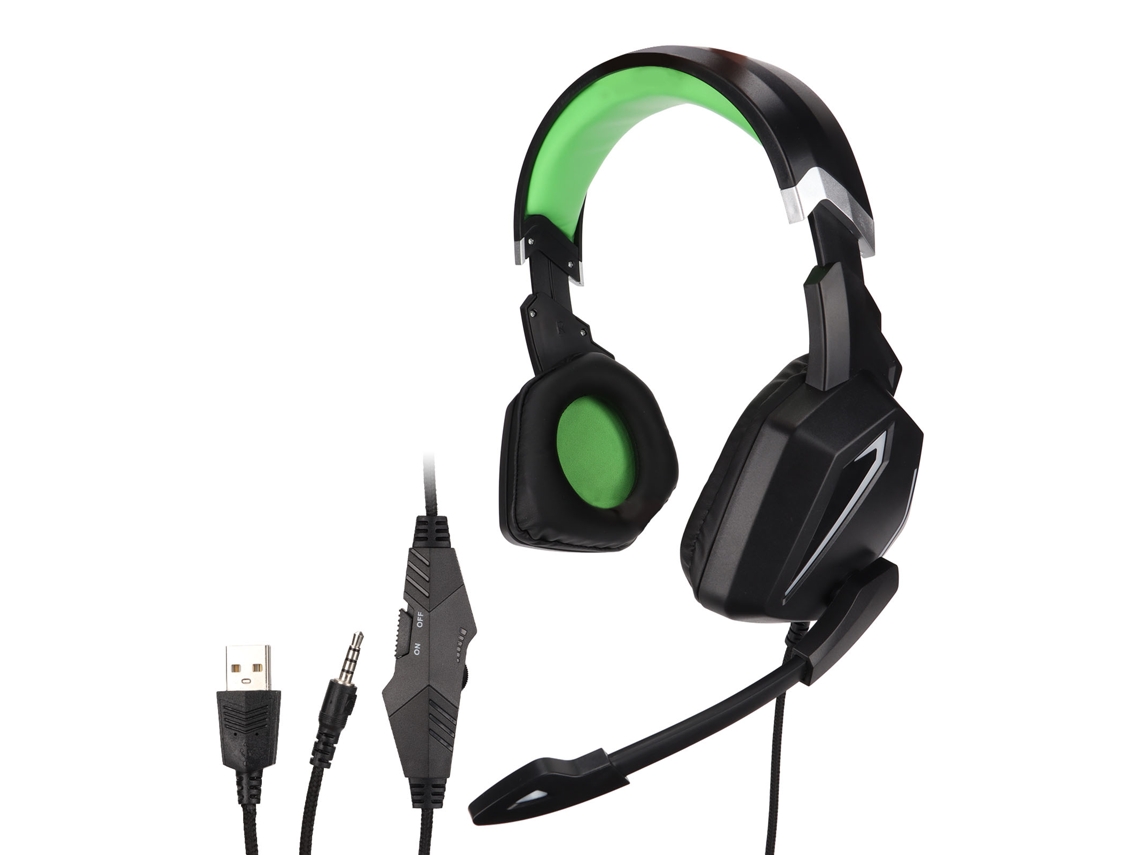Auriculares Estéreo Supraaurales Para Juegos De 3,5 Mm Con Control De Volumen Para Switch, Ps4 Y Xbox.