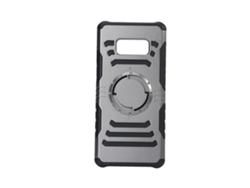 Caja Protectora De Hoja De Hierro Para Montaje En Coche Para Samsung S8 (gris)