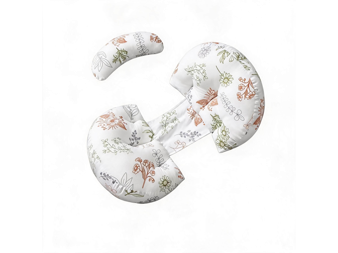 Almohada De Embarazo Ajustable Y Transpirable Con Soporte Lumbar De Henten Home