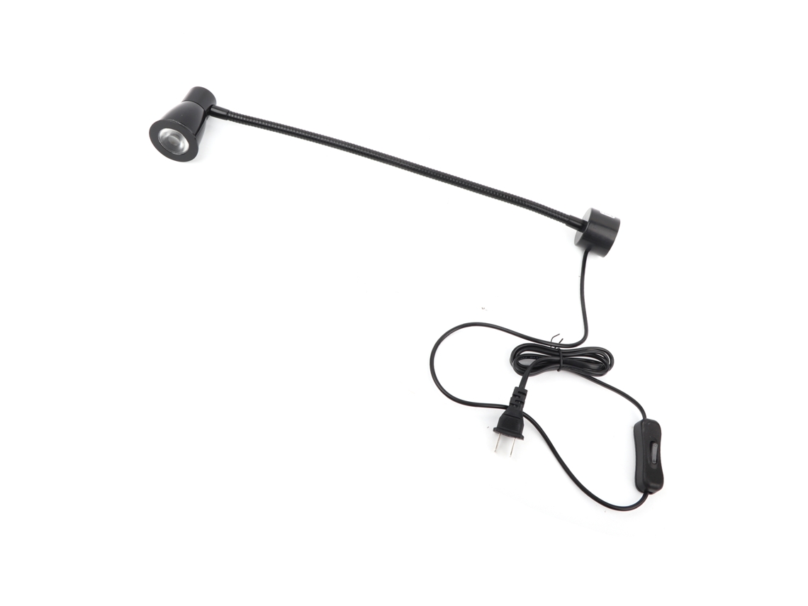 2026-luz De Trabajo Magnética Led 7w Para Máquina De Coser Con Cuello De Cisne Flexible, 110-220v, Plug Us