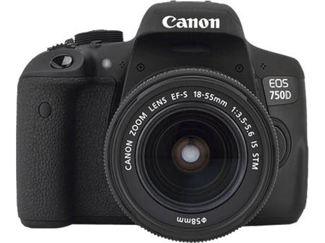 Kit Cámara Réflex CANON 750D + EF-S 18-55 IS STM (24.2 MP - Sensor: APS-C - ISO: 100 a 12800)