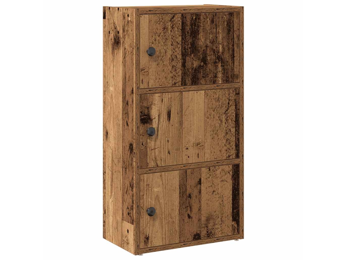 Maison Exclusive - Estantería Madera De Ingeniería Color Envejecido 40x24x77 Cm