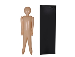 Cuerpo Falso De Utilería De Halloween En Bolsa Decorativa Terrorífica Para Casas Embrujadas, Uso Interior Y Exterior.