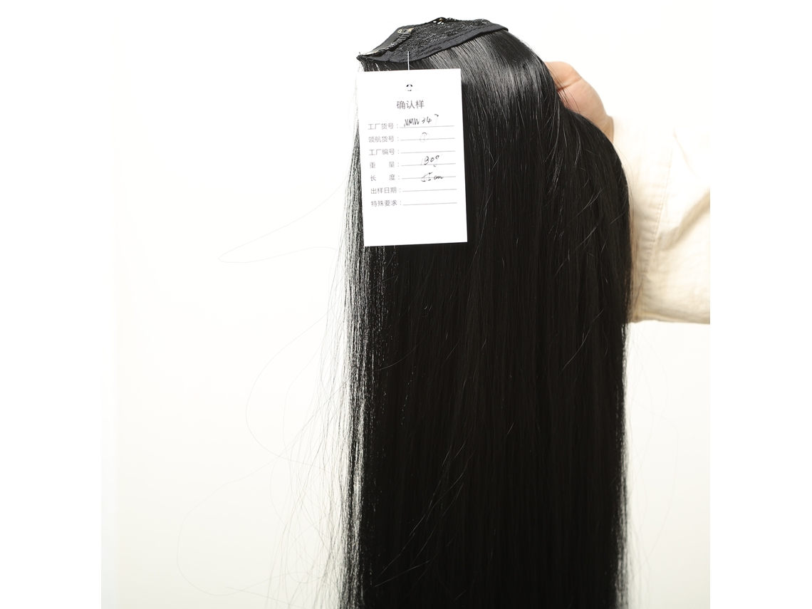 4 Piezas Extensión De Pelo Recto Clip-on 22 Pulgadas Para Mujer