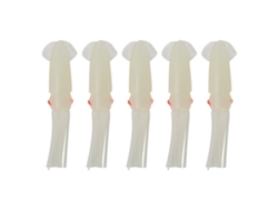 Isca De Lula Luminosa Realista De Pvc Para Pesca Em Água Salgada Isca Macia (12cm)