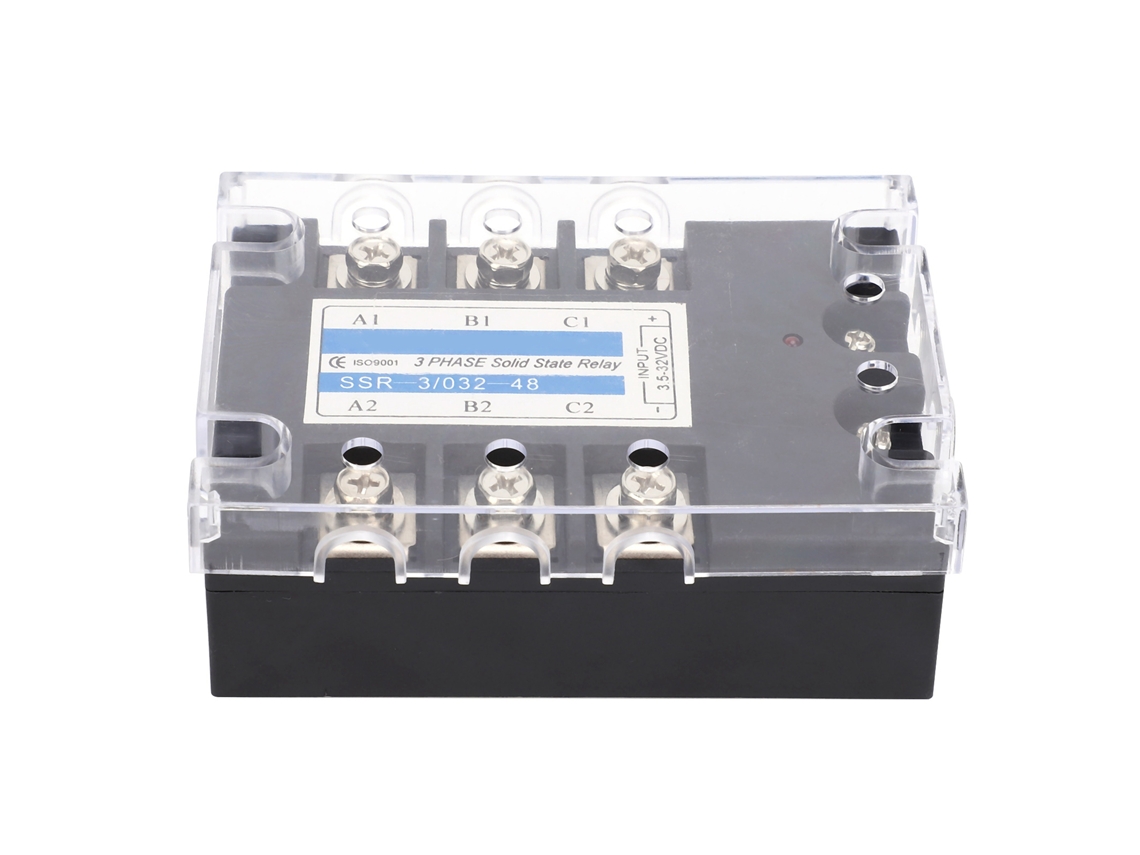 Veloriskku-relé De Estado Sólido Trifásico 120a Controlador Eléctrico Industrial Dc Ac 480v Ssr-3/032-48