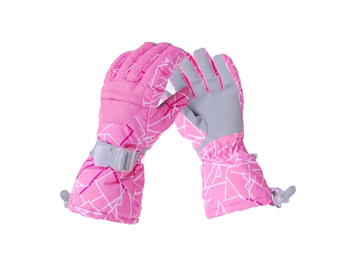 Guantes de esquí impermeables y acolchados para snowboard e invierno