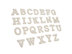 26 Parches Térmicos Con Letras Del Alfabeto, Diamantes De Imitación De Perlas, Para Gorros, Mochilas Y Camisas.