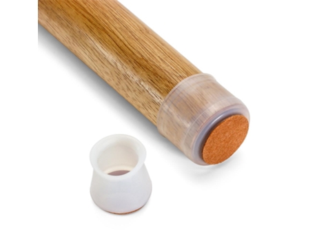Pés de móveis / proteção para pernas de móveis Silicone/Feltro 18-25 mm embalagem com 16