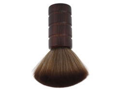 Pincel Para Limpiar Polvo De Pelo En Cuello Y Rostro Con Mango De Madera Para Peluquerías Y Hogar