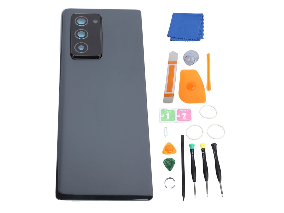 Tampa De Vidro Traseira Para Galaxy Z Fold 2 5g F916 Com Lente De Câmera E Ferramentas De Reparo