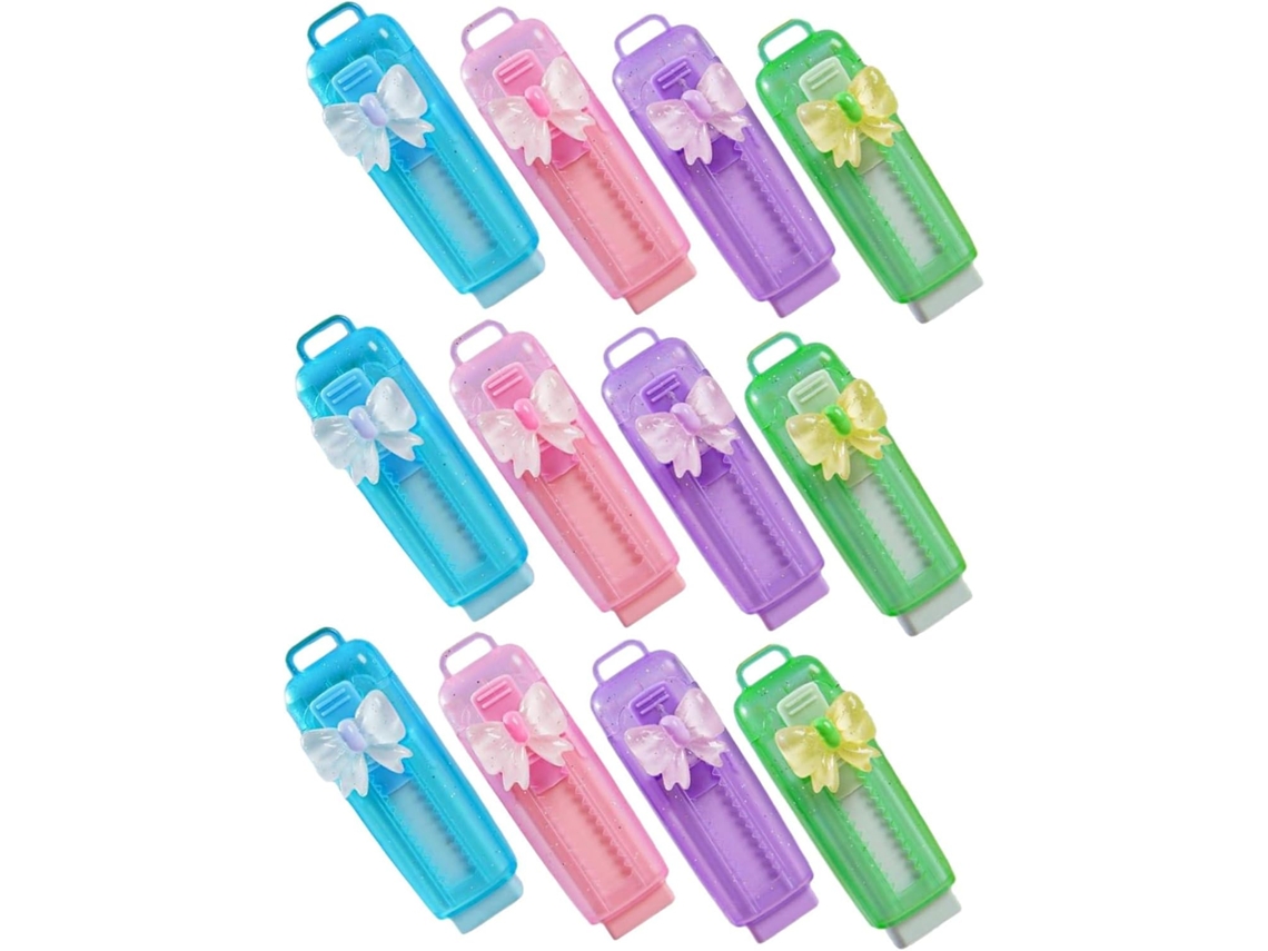 12 Gomas De Borrar Para Escolares (material Escolar)