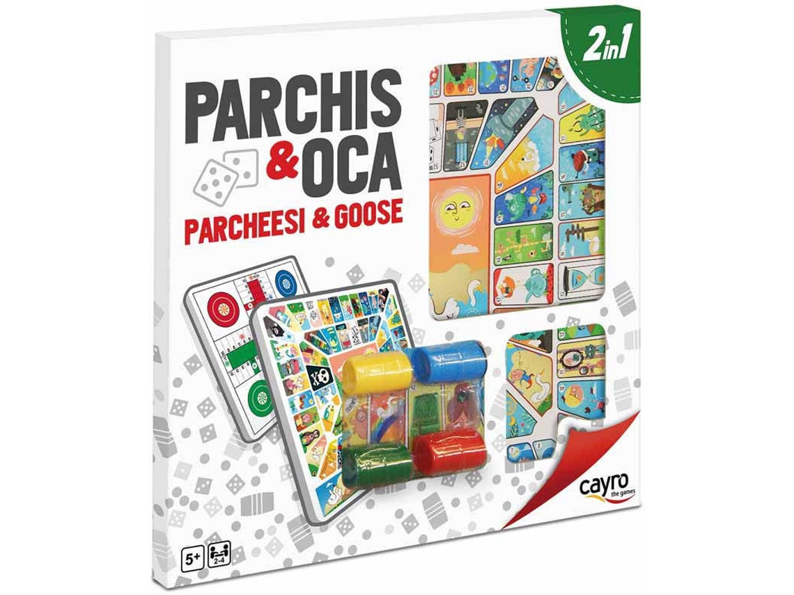 Juego de Mesa CAYRO parchis/oca y accesorios  (Edad Mínima: 5 - 40 x 40 cm)
