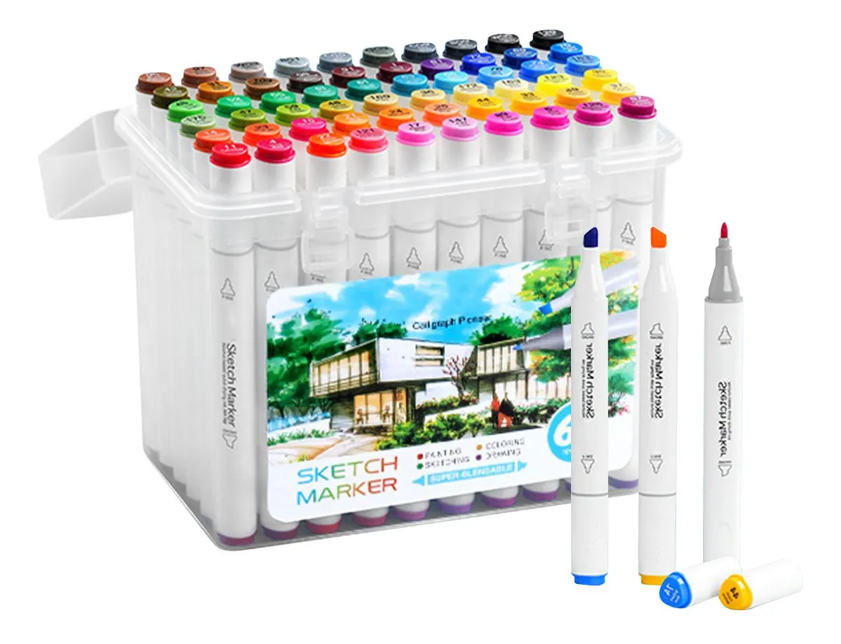 Marcadores para escribir y dibujar (60 unidades) Cvayotoy