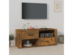 Mueble Tv 100 x 35 x 40 cm Madera Procesada Roble Ahumado-Derivados