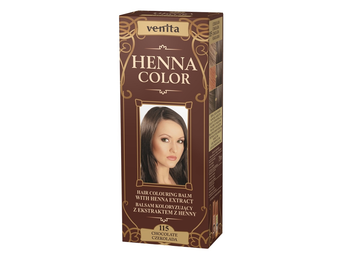 Venita Tinte En Bálsamo Colorante Henna Con Extracto De Henna 115 Chocolate, 75ml