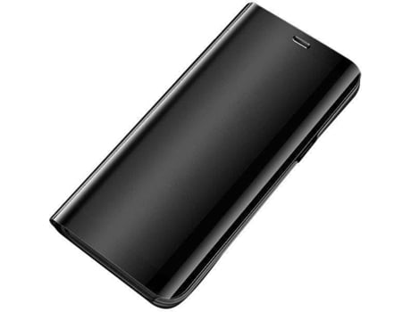 Carcasa Xiaomi Redmi Note 9 LMOBILE Clear View Transparente - Negro