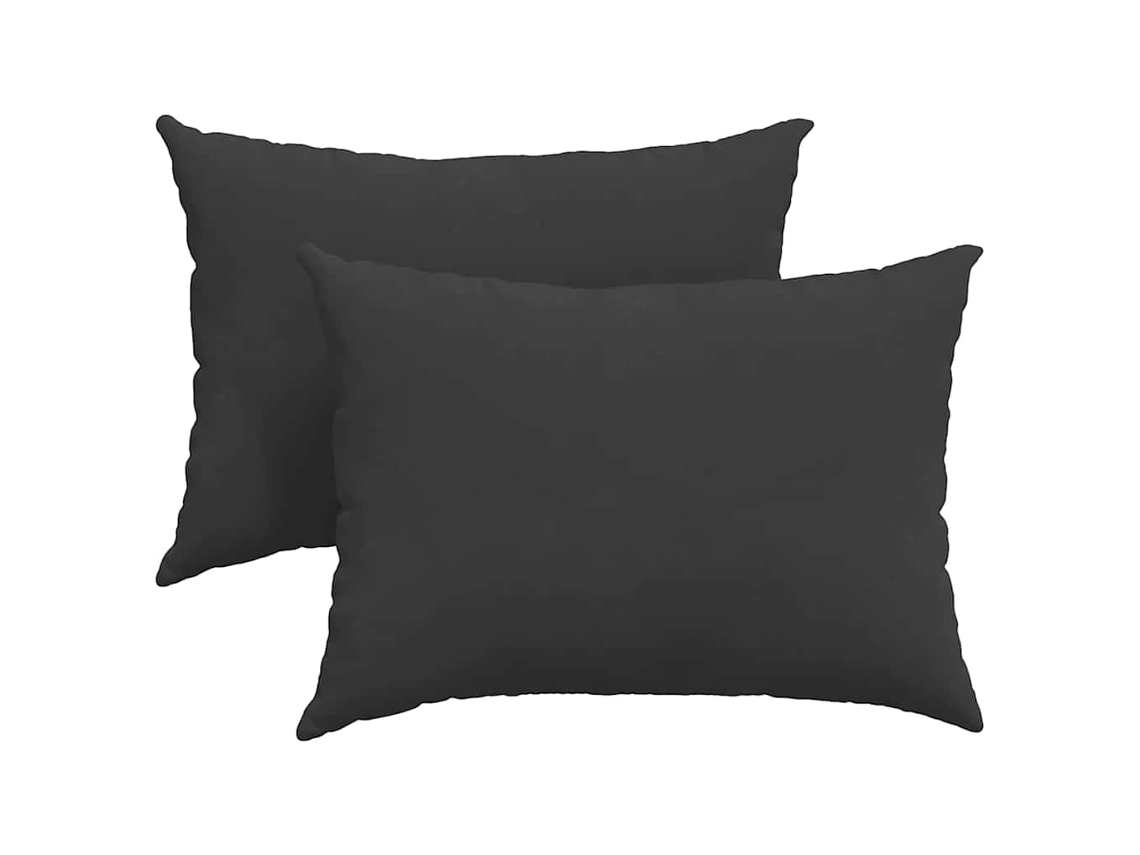 Juego de 2 cojines negros para sofá de 70x50cm HARLANV1
