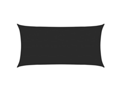 Maison Exclusive - Toldo De Vela Hdpe Negro 160 G/m² 4x7 M