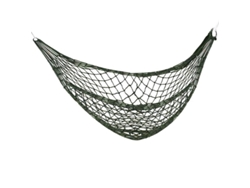 Hamaca De Supervivencia Ligera De Nylon Para Camping Ejército Viaje Jardín 200kg 400cm