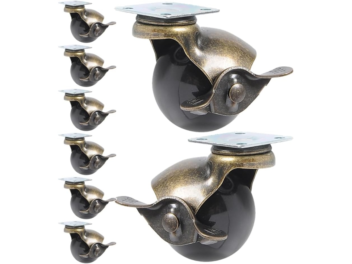 Ruedas Ruedas 8piezas Muebles Freno Giratorias Grados