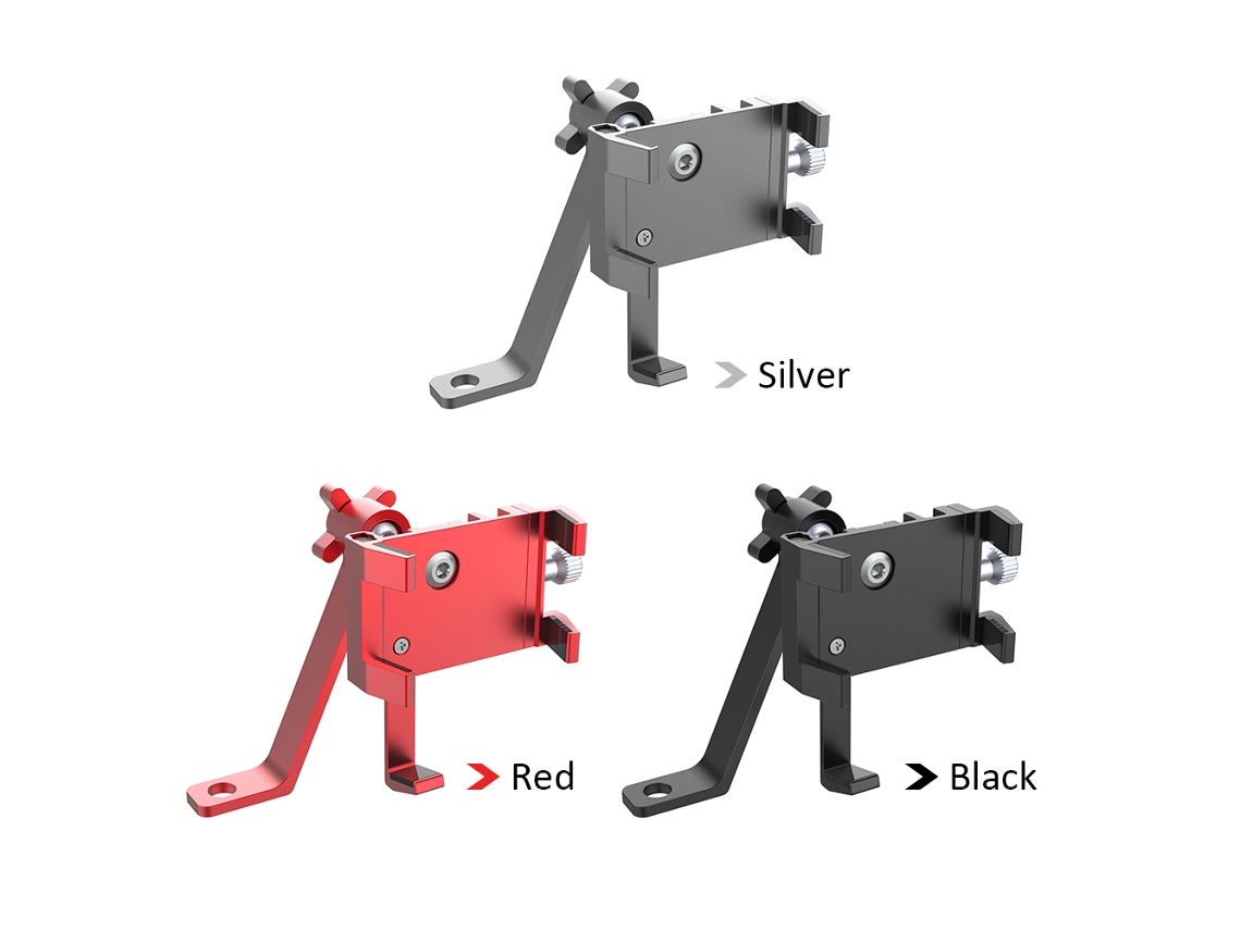 Soporte Para Teléfono Móvil De Motocicleta, Soporte Universal Ajustable De Aluminio Para Espejo Retrovisor.