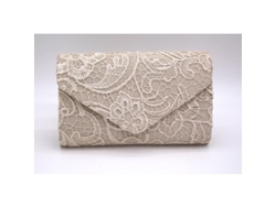 Elegante Bolso De Mano De Encaje Floral Para Mujer, Ideal Para Fiestas, Bodas, Graduaciones Y Eventos Nocturnos (uce).