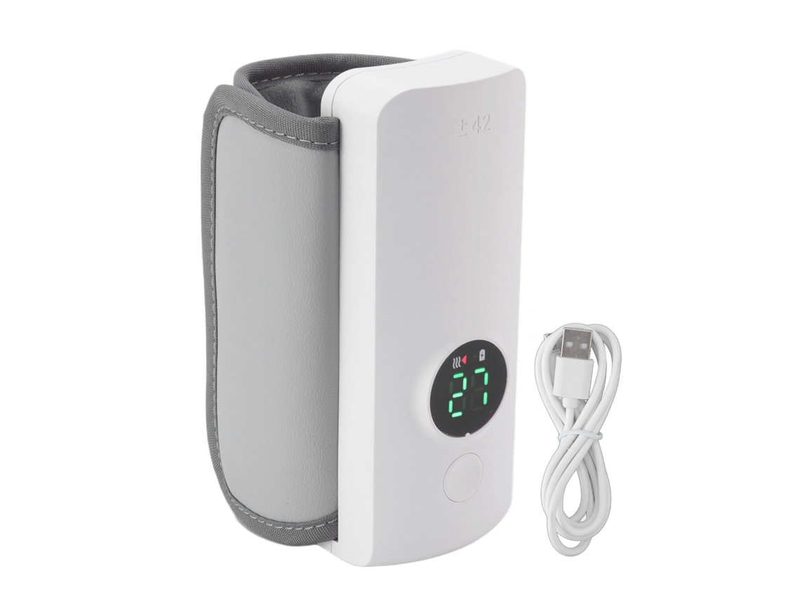 TRUYUETY Bolsa Térmica Para Garrafa De Leite Abs Pu 3000mah X2p 7,4v 2a 18w Com Isolamento Usb Carregamento Portátil Para Amamentação Com Leite Materno