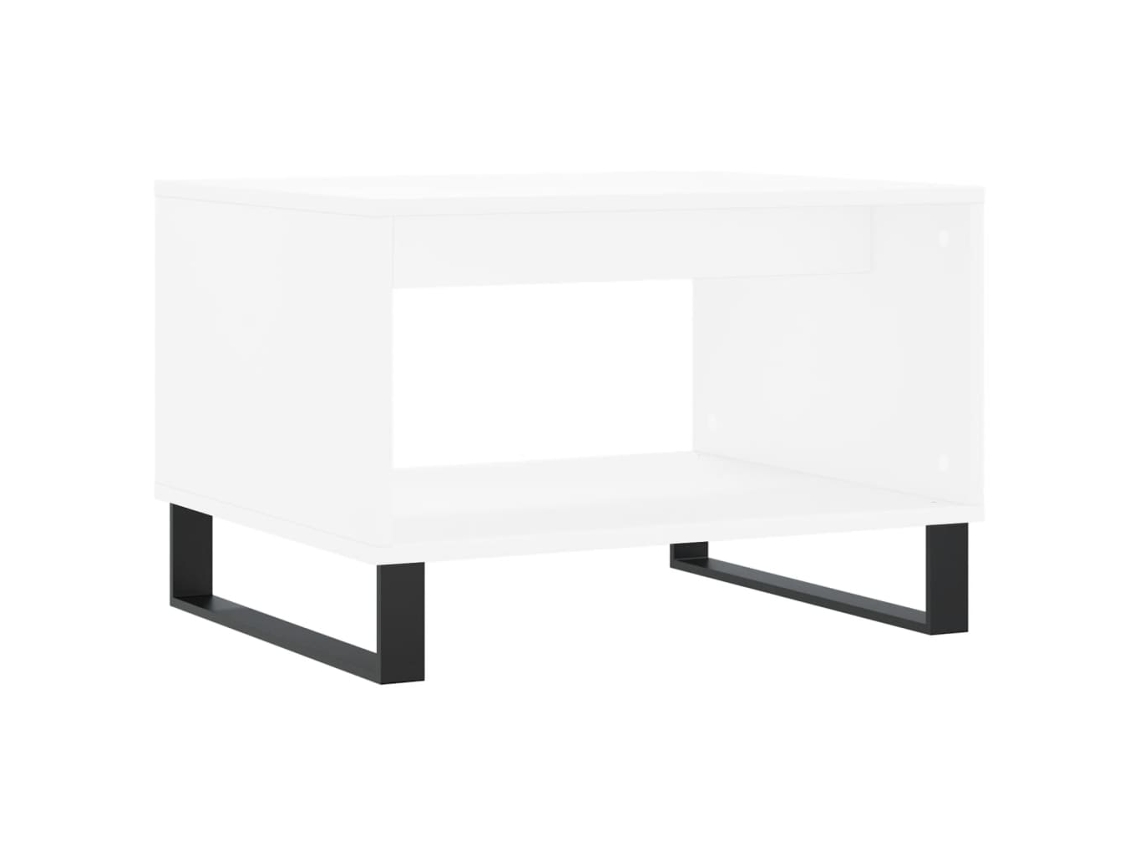 Maison Exclusive - Mesa De Centro Madera De Ingeniería Blanca 60x50x40 Cm