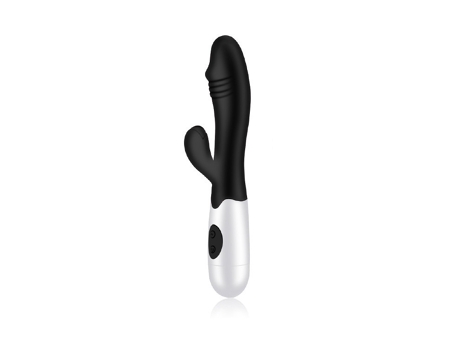 Vibrador De Conejo De Silicona Recargable Portátil Para Mujeres Clítoris Adulto Hembra Doble Motor 30 Velocidades ECENLEN
