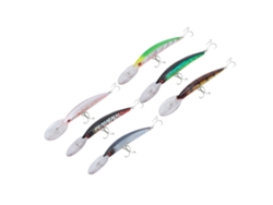 Isca De Pesca Minnow Afundante 24g Isca Artificial Wobbler Com Aço Inoxidável Para Peixe Marinho