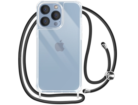 Funda con Cordón para iPhone 13 Pro AVIZAR Acrílico Transparente