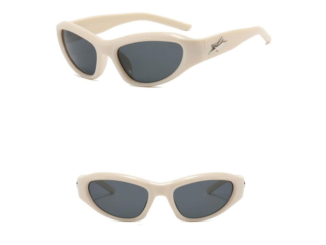 Gafas De Sol Cuadradas Y2k Millennium Spicy Girls Con Protección Uv400 Para Viajes, Vacaciones Y Senderismo.