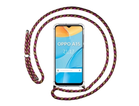 Carcasa Oppo A15 TUMUNDOSMARTPHONE Colgante Rosa