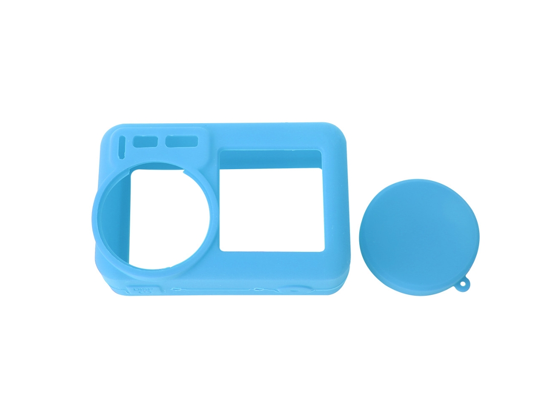 NEVEANCE Funda de Silicona Protectora Portátil con Estuche para Lente para Cámara DJI Osmo Action