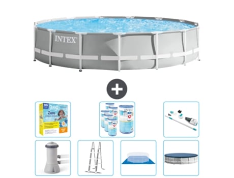 Piscina Tubular INTEX 26724GN-CB51 (14614 L - 457x107cm)