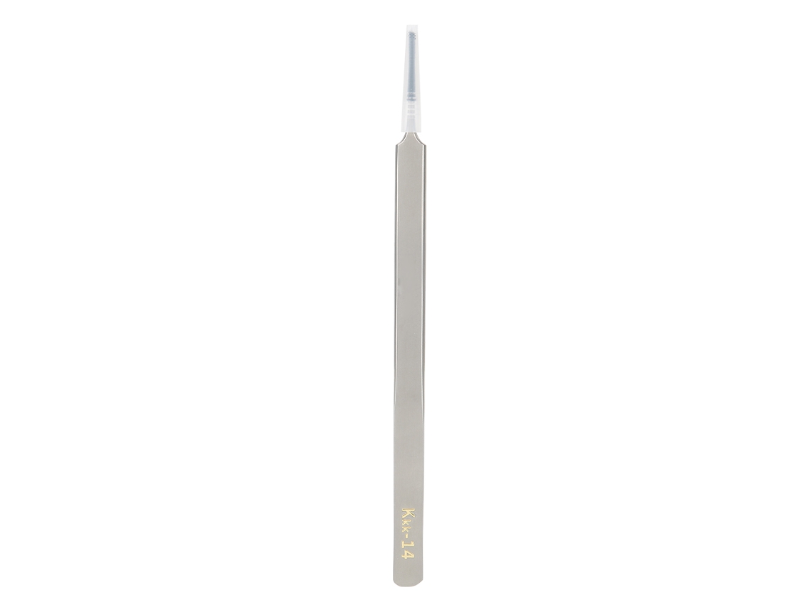 Pinça Longa Pontuda De Aço Inoxidável Antimagnética Antiestática Para Manutenção De Celulares