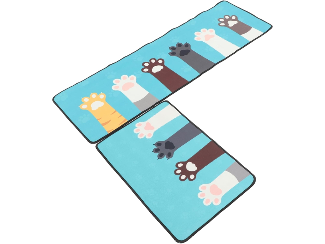 Alfombrilla lavable y antideslizante de dos piezas. Gokoco