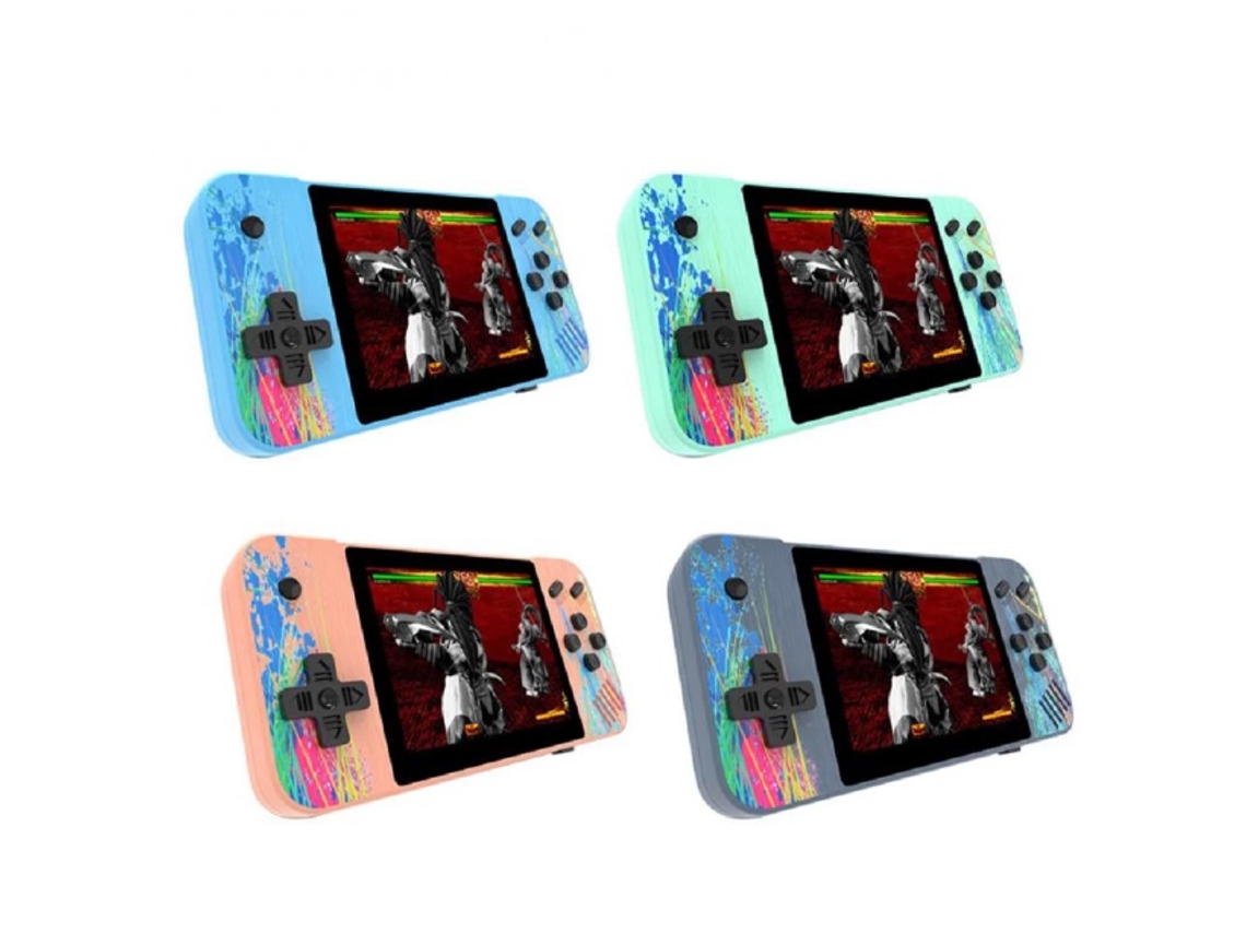 Mini Consola com 800 juegos WNDYDX Bl-5c3 Azul