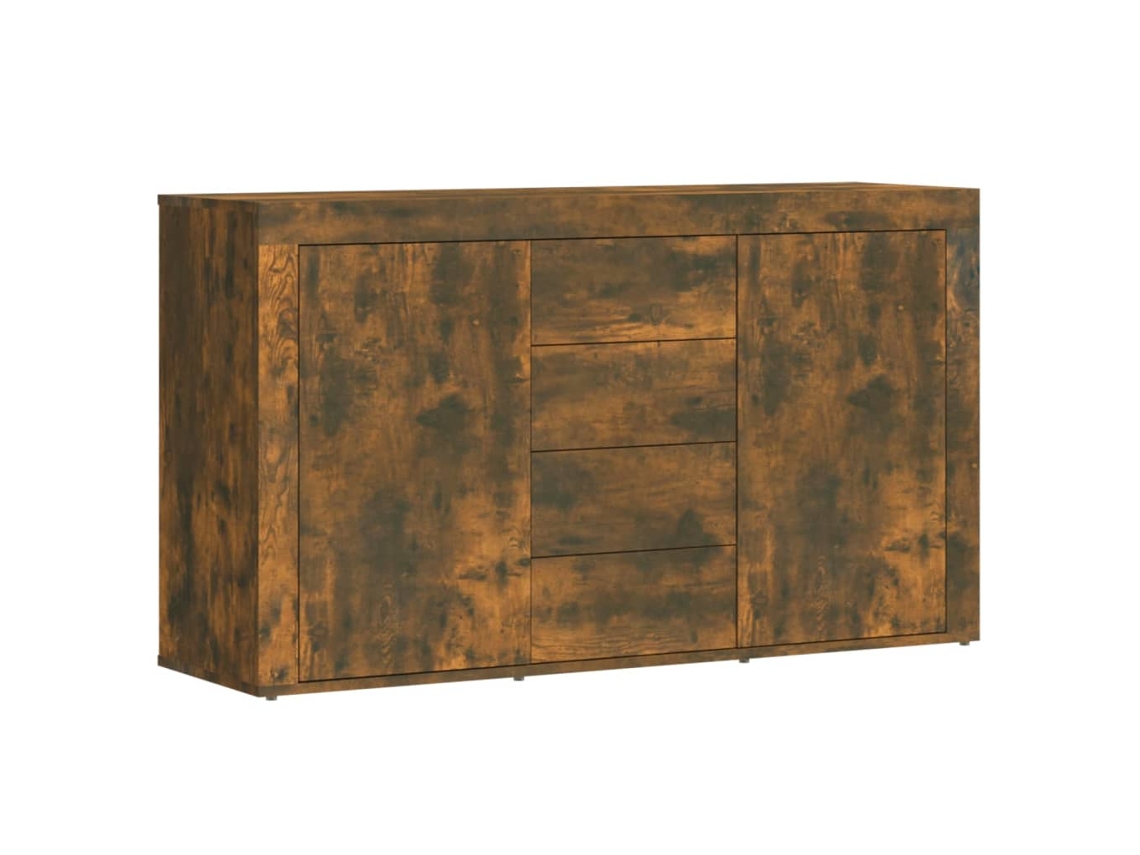 Aparador en Derivados de Madera de Roble Ahumado MAISON EXCLUSIVE (120x36x69 cm)