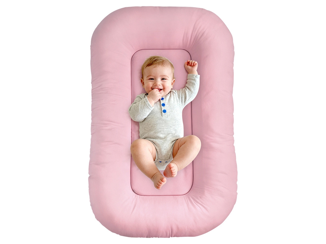 Nido Para Bebé Chrui 0-24 Meses Algodón Transpirable Portátil 90x50cm (rosa)