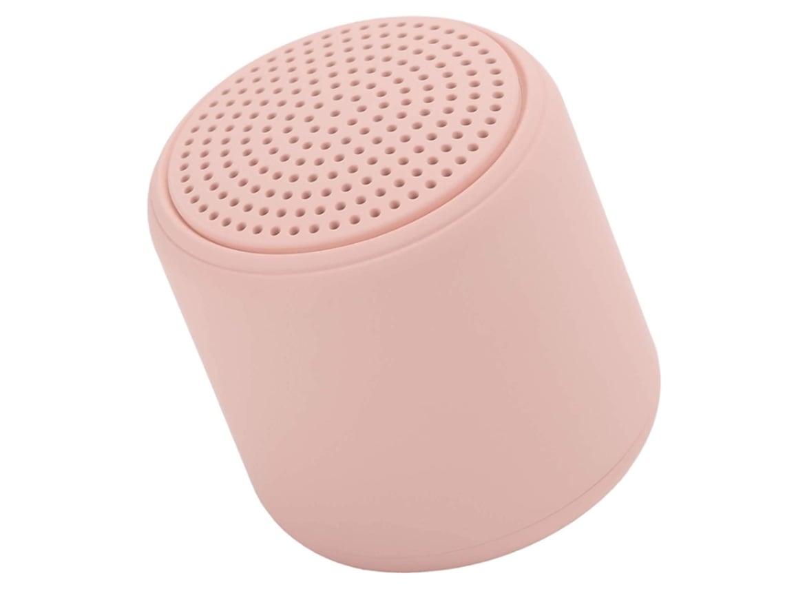 Mini altavoz Bluetooth de un solo clic, compatible con tabletas y portátiles, color rosa Chennnls