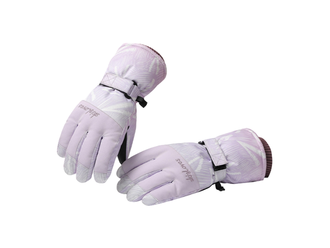 Guantes de esquí y nieve de invierno cálidos e impermeables con tacto sensible para hombres y mujeres